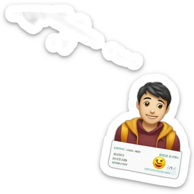 student-id-card-and-not-a-portait sticker