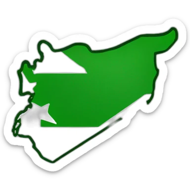 syria green sticker