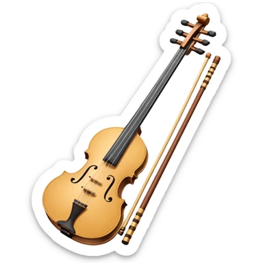 L'instrument traditionnel chinois, l'Erhu sticker
