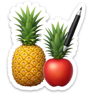 PineappleApplePen sticker