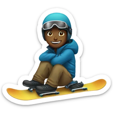 Snowboarding  sticker