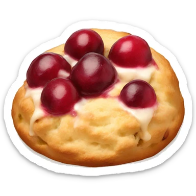cranberry scone sticker