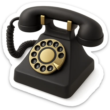 telephone sticker