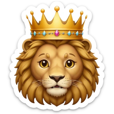 Lion weating sticker