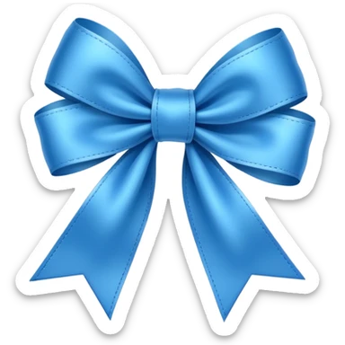 blue ribbon awareness sticker