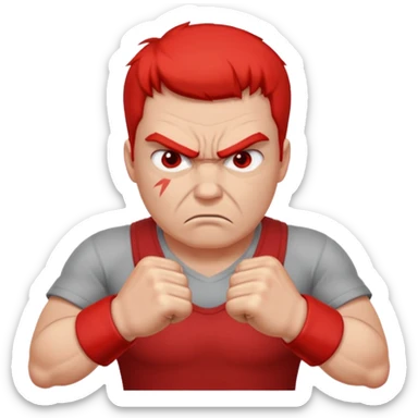 Super angry like you’re about to explode sticker