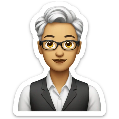 Non Binary Ceo of a Tech Company sticker