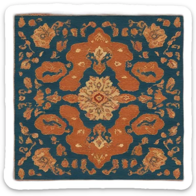 Persian rug sticker