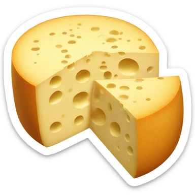 Cheese wheel sticker