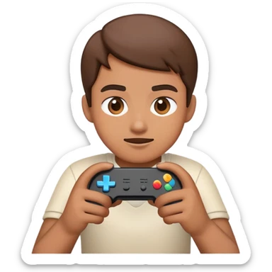 Pollo jugando videojuegos  sticker