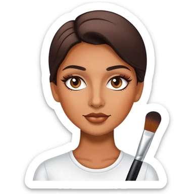 Makeup artist sticker