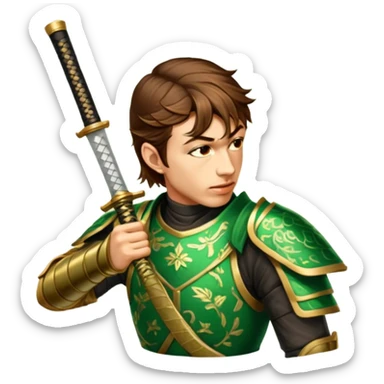 Emerald Samurai sticker