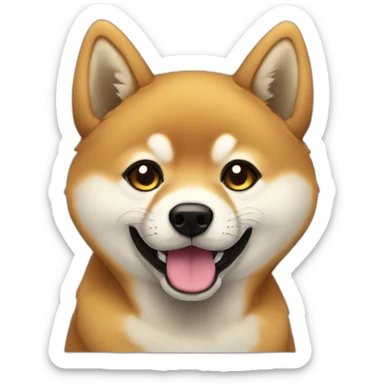 black-cutest-shibainu sticker