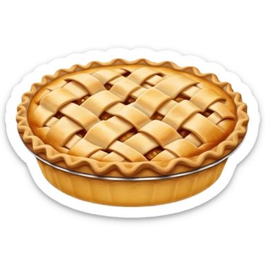 Apple pie sticker