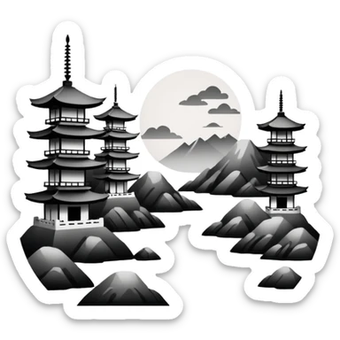 A Japanese sketch sticker