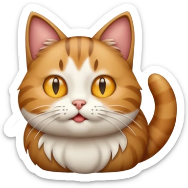 Cat farting  sticker