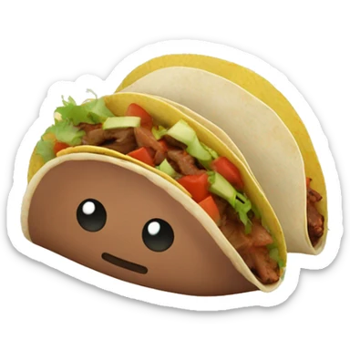 Beef brisket tacos sticker