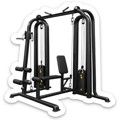 cable crossover machine sticker