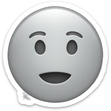 create a simple circle filled with gray color, without outline, shadows or other details sticker