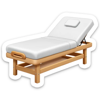 massage bed sticker