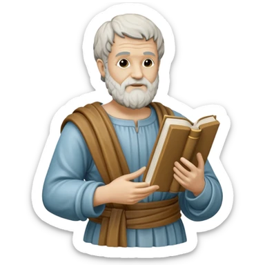 monument to Aristotle with a book sticker