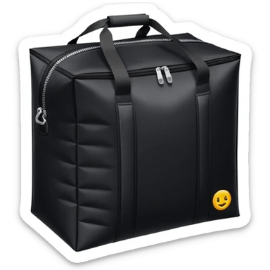 black Thermal Delivery Bags sticker