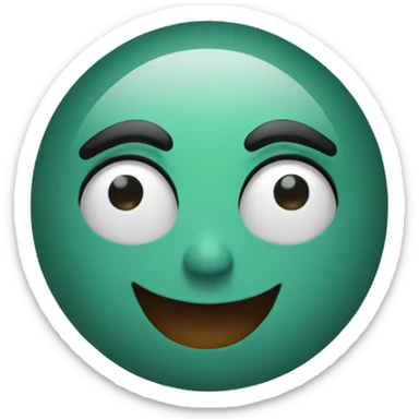 Emoji met draaiende ogen sticker