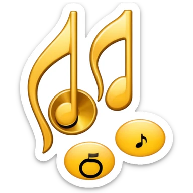 music note sticker