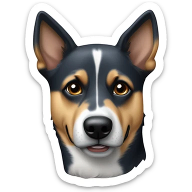 Blue heeler German shepherd mix sticker