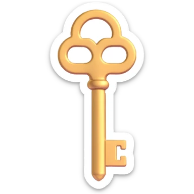 ancient magic key sticker