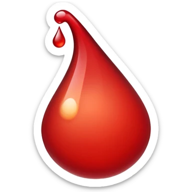 drop red line emoji sticker