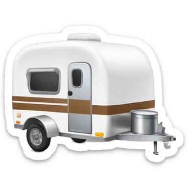 Cute horse trailer sticker