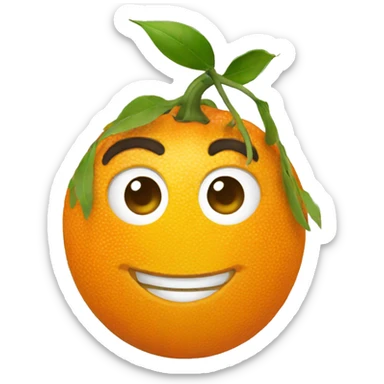 Itaú laranja  sticker