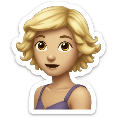 Fée diabolique sticker