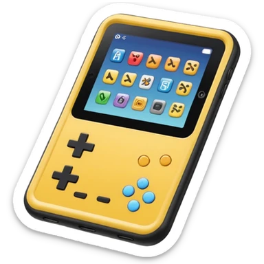 handheld console 2000s sticker