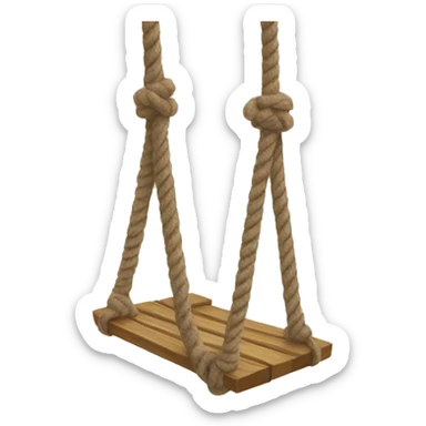 hanging rope home swing sticker