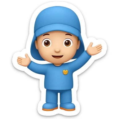 Dessin animé pocoyo sticker