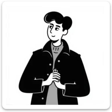 Emoji of Vladimir Zelensky waist-length, arms and shoulders within frame sticker