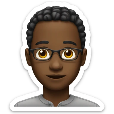 YOUNG AFRICAN AMERICAN MAN sticker