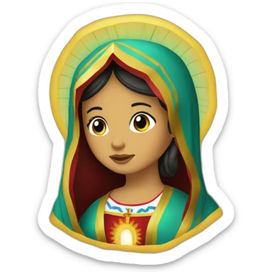 virgen de guadalupe sticker