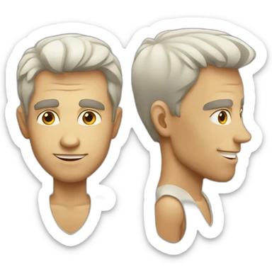 brazilian white man sticker