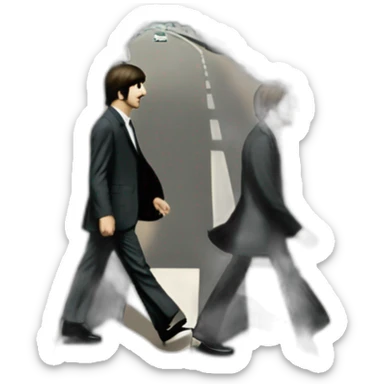 abbey road the beatles sticker