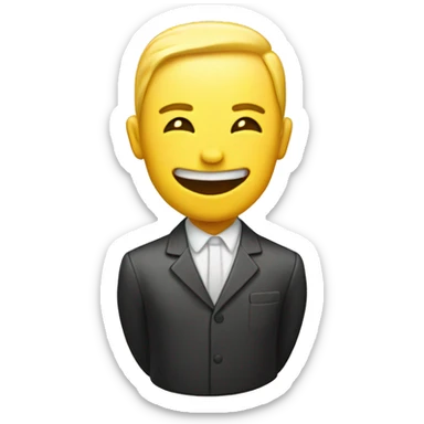 butter pat on human back sticker