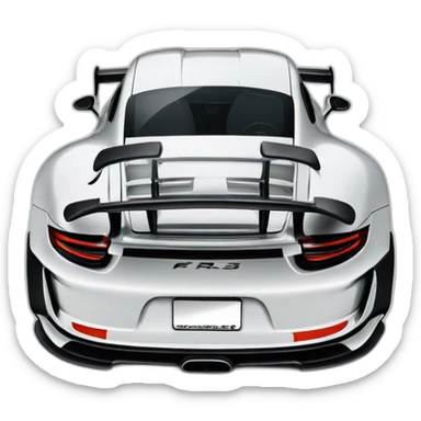 Porshe gt3 rs sticker