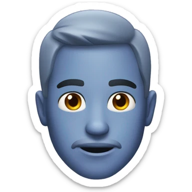 guy with a really nice jaw sticker