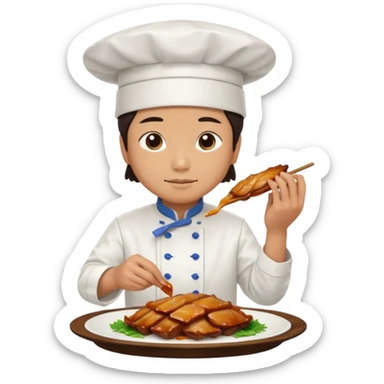 comida japonesa pato sticker