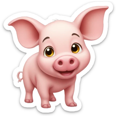 Piglet from Winnie the Pooh  sticker