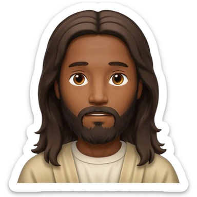 Gesù nero sticker