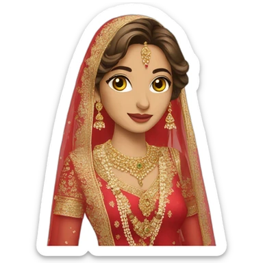 Pakistani bride sticker