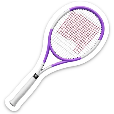 Wilson Soleste 105 Tennis Racquet, white/light purple sticker